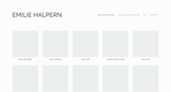 Desktop Screenshot of emiliehalpern.com